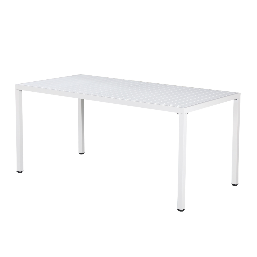 Aurora White 164cm Outdoor Dining Table