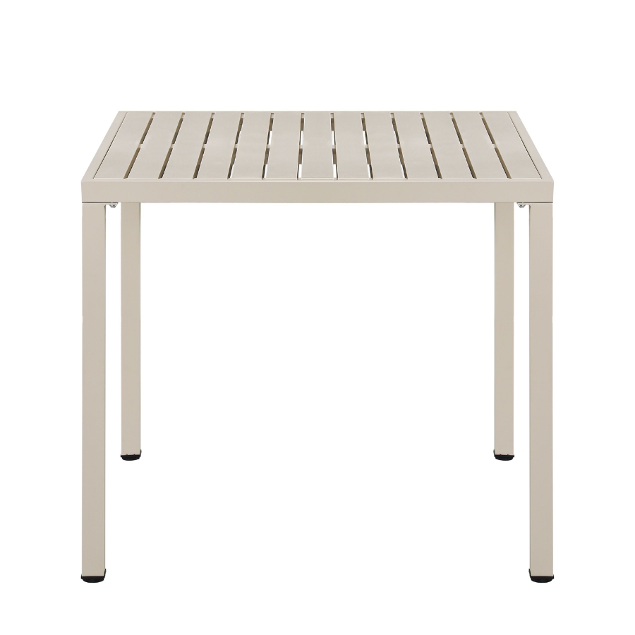 Aurora round table 80 cm – pearl cream finish – modern small dining table – buy online in Australia
