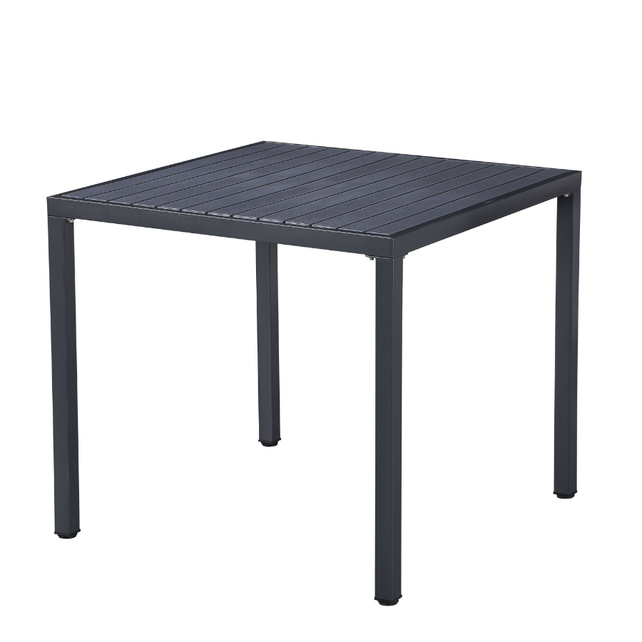 Aurora black round dining table – 80 cm small table – matte black finish – buy online in Australia