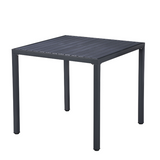 Aurora black round dining table – 80 cm small table – matte black finish – buy online in Australia
