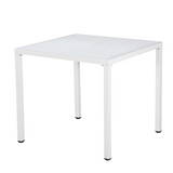 Aurora 80 cm round table in white – minimalist design for small spaces – buy online in Australia