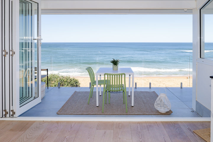 Aurora White 80cm Outdoor Dining Table