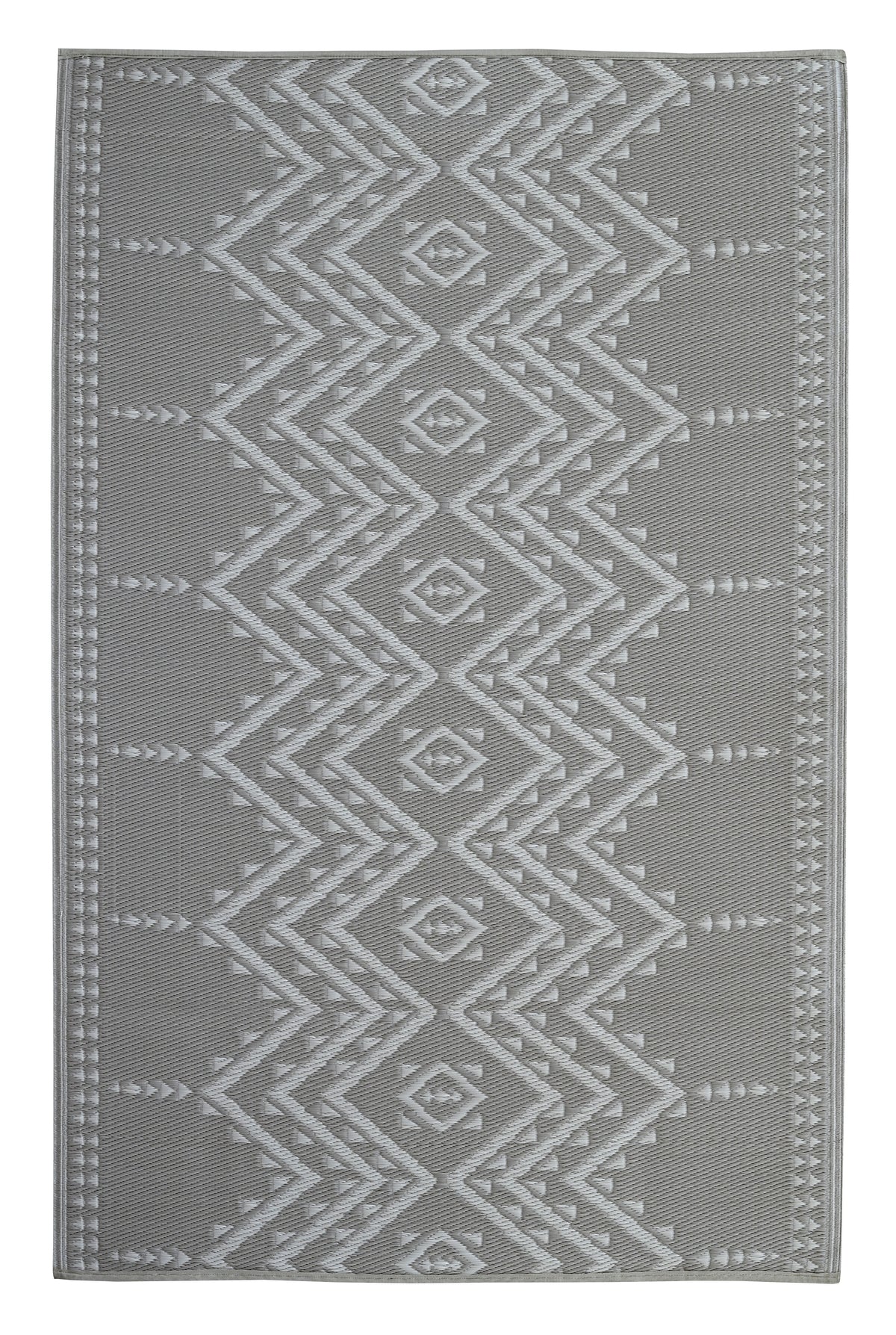 Ayana Grey Recycled Plastic Outdoor Rug