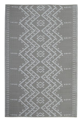 Ayana Grey Recycled Plastic Outdoor Rug