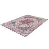 Babylon Multicolour Traditional Distressed Rug - Fab Habitat , Soft And Plush Turkish Rugs, 