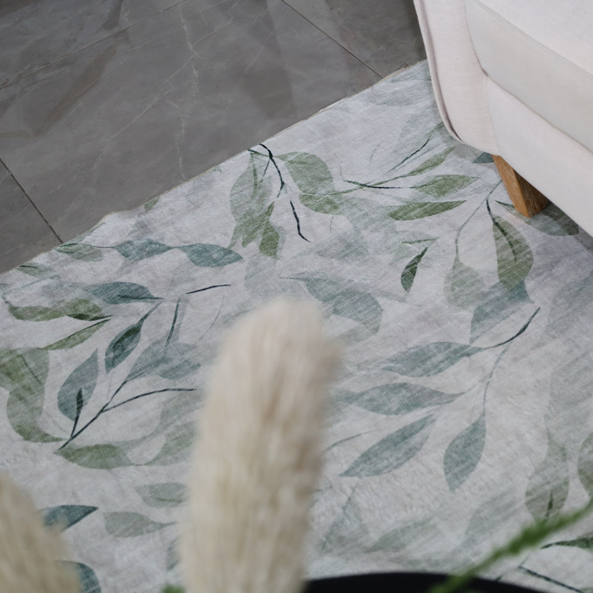 Bali washable rug with tropical patterns 150 x 210 cm - shop rugs in Australia