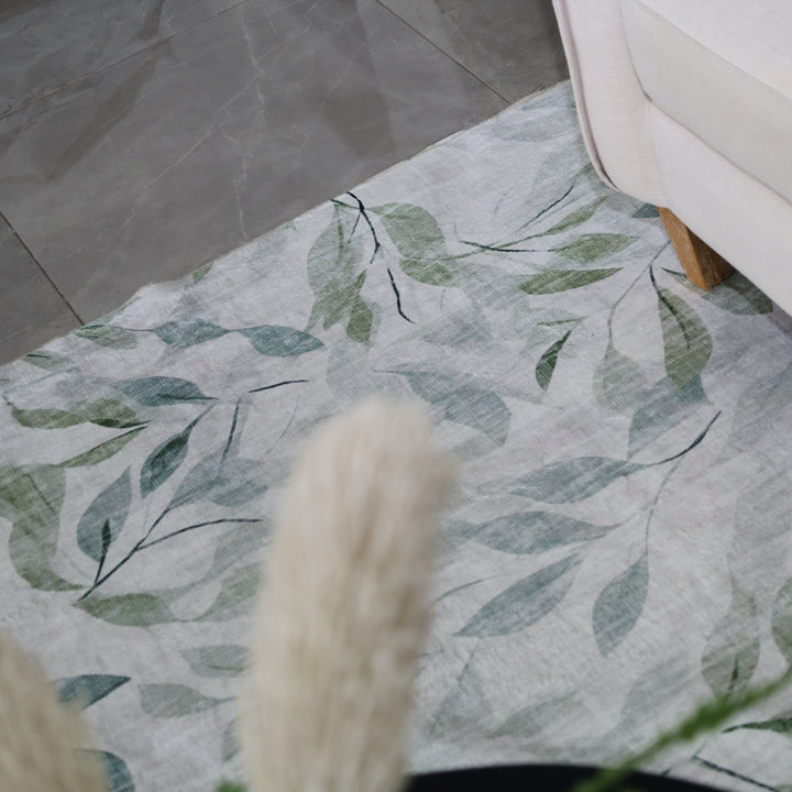 Bali washable rug with tropical patterns 150 x 210 cm - shop rugs in Australia