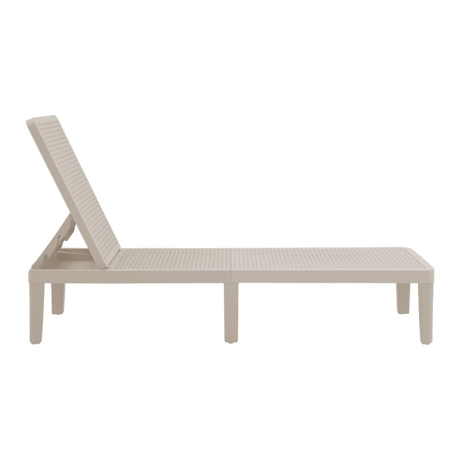 Berg Light Grey Adjustable Outdoor Lounger