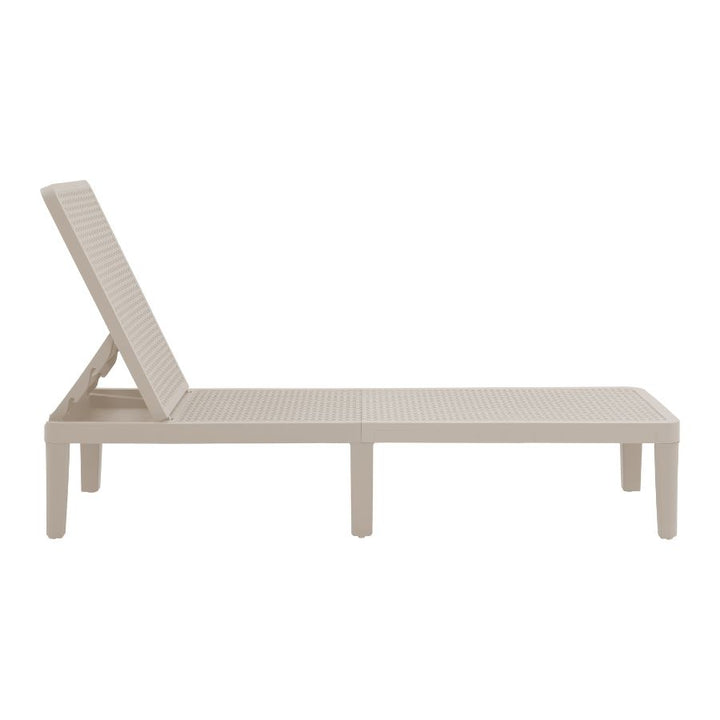 Berg White Adjustable Outdoor Lounger