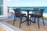 Bertioga Black Commercial Cafe Chair