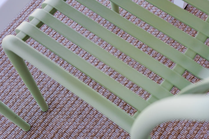 Bertioga Mint Green Outdoor Modern Cafe Chair