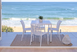 Bertioga Outdoor White Cafe Chair
