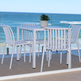 Bertioga Outdoor White Cafe Chair