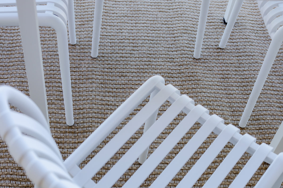 Bertioga Outdoor White Cafe Chair