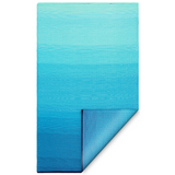 Big Sur Modern Blue Recycled Plastic Outdoor Rug - Fab Habitat , Recycled Plastic Rugs & Mats, 