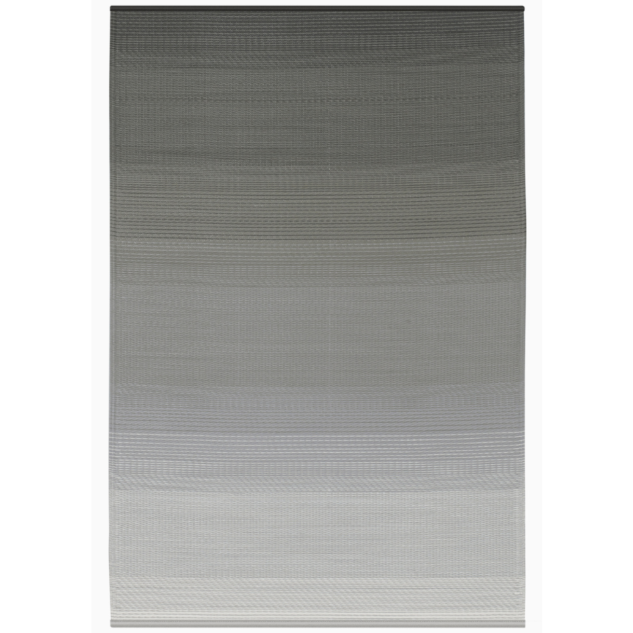 Big Sur Ash Modern Recycled Plastic Outdoor Rug - Fab Habitat , Recycled Plastic Rugs & Mats, 