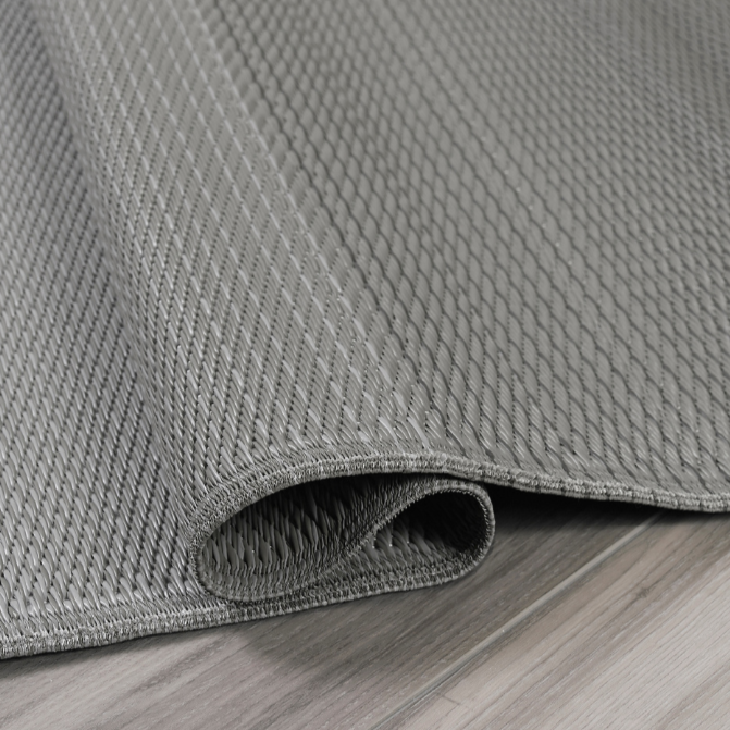 Big Sur Ash Modern Recycled Plastic Outdoor Rug - Fab Habitat , Recycled Plastic Rugs & Mats, 