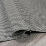 Big Sur Ash Modern Recycled Plastic Outdoor Rug - Fab Habitat , Recycled Plastic Rugs & Mats, 