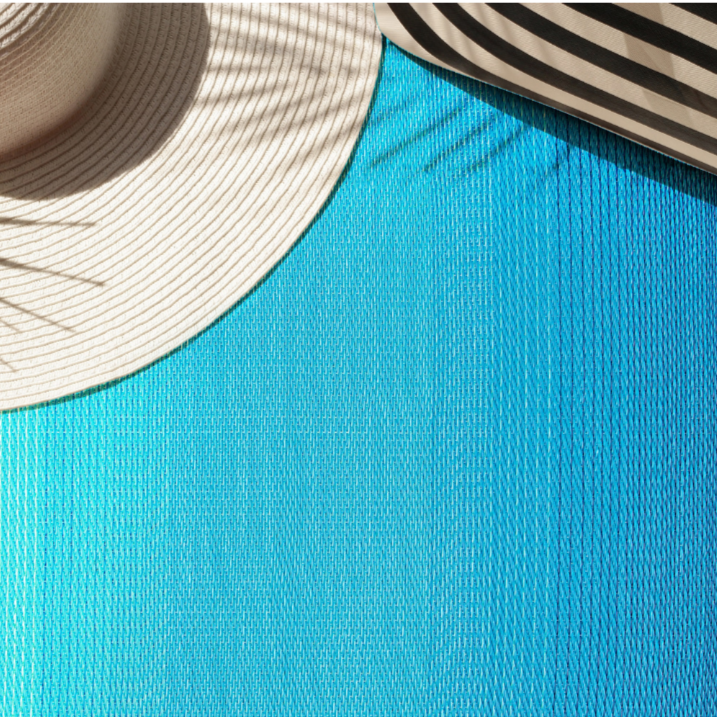 Big Sur Modern Blue Recycled Plastic Outdoor Rug - Fab Habitat , Recycled Plastic Rugs & Mats, 