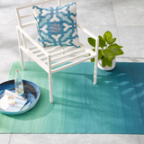 Big Sur Modern Blue Recycled Plastic Outdoor Rug - Fab Habitat , Recycled Plastic Rugs & Mats, 
