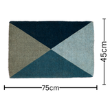 Blue Flag Coir Doormat 45x75cm – Nautical Theme Entry Mat – Buy Online in Australia