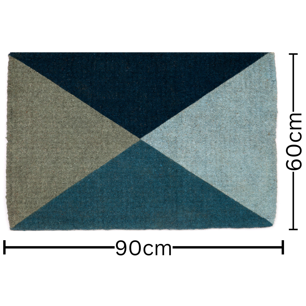 Blue Flag Coir Doormat 60x90cm – PVC Backed Entry Rug – Buy Online in Australia