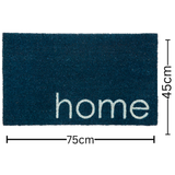 Blue Home welcome mat 45x75 cm – rubber-backed door mat buy in Australia