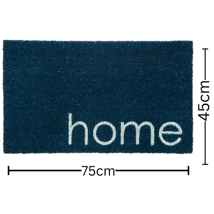 Blue Home welcome mat 45x75 cm – rubber-backed door mat buy in Australia