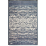 Brooklyn Navy and White Modern Recycled Plastic Large Carpet - Fab Habitat , Recycled Plastic Rugs & Mats, 