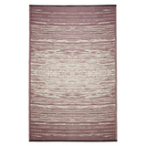 Brooklyn Wine and White Modern Recycled Plastic Reversible Outdoor Rug - Fab Habitat , Recycled Plastic Rugs & Mats, 