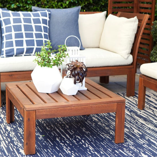 Brooklyn Navy and White Modern Recycled Plastic Large Carpet - Fab Habitat , Recycled Plastic Rugs & Mats, 