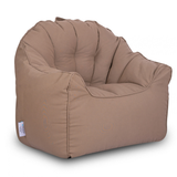 Atria Brown Outdoor Bean Bag Umbrella Sofa with Handle
