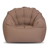 Atria Brown Outdoor Bean Bag Umbrella Sofa with Handle