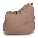 Atria Brown Outdoor Bean Bag Umbrella Sofa with Handle
