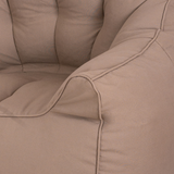 Atria Brown Outdoor Bean Bag Umbrella Sofa with Handle