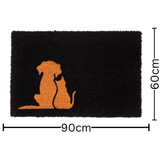 Buddies Coir Doormat 60x90cm – Dog Lovers Entry Rug – Buy Online in Australia