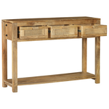 Byron 3 Drawer Rattan Console Table - Fab Habitat , Console Tables, 