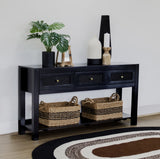 Byron black console table in modern hallway – 120cm – buy online in Australia