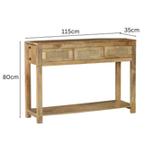 Byron Console Table in White Finish – Modern Narrow Table – Buy Online in Australia