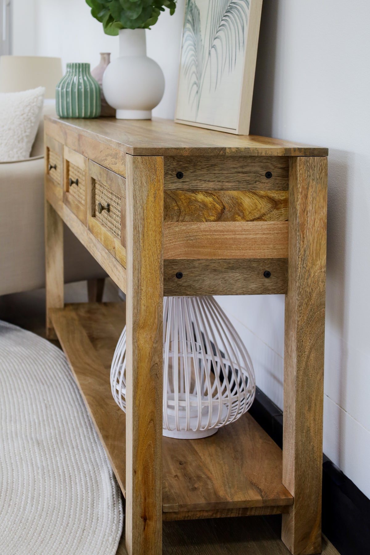 Byron console styled in modern Australian home – 120cm – online store