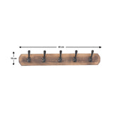 Caelum 60cm Wood and Metal Wall Hook - Fab Habitat , Wall Hooks, 