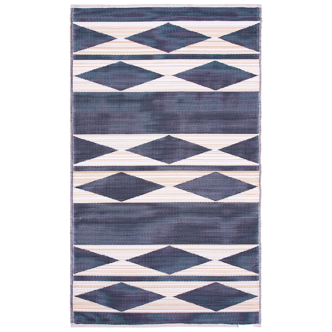 Cairo Modern Outdoor Recycled Plastic Area Rug - Fab Habitat , Recycled Plastic Rugs & Mats, 