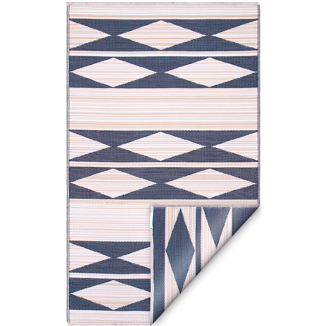 Cairo Modern Outdoor Recycled Plastic Area Rug - Fab Habitat , Recycled Plastic Rugs & Mats, [product_size],
