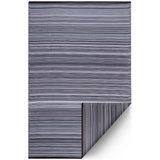 Cancun Midnight Modern Reversible Outdoor Area Rug - Fab Habitat , Recycled Plastic Rugs & Mats, 