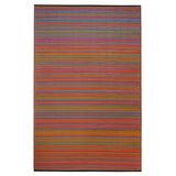 Cancun Multicolour Red Toned Melange Recycled Plastic Outdoor Rug - Fab Habitat , Recycled Plastic Rugs & Mats, 