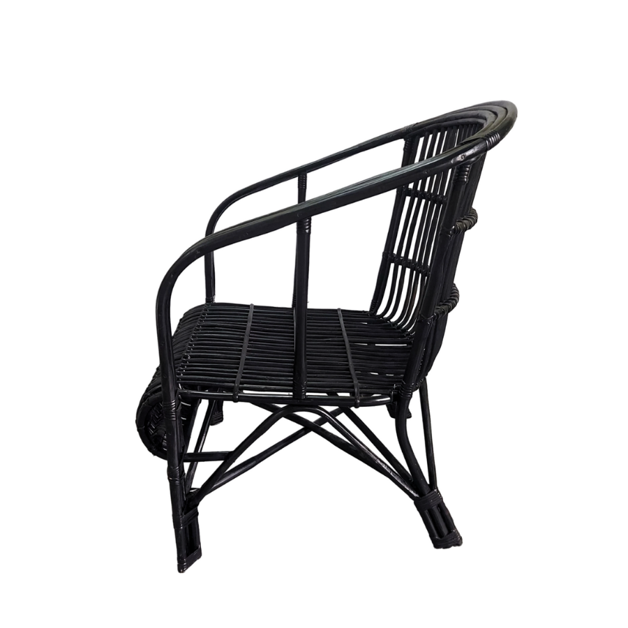 Cane Black Chair