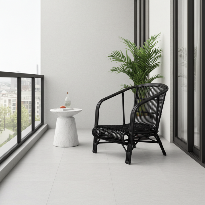 Cane Black Chair