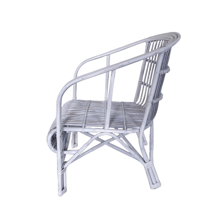 Cane White Chair