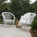 Cane White Chair