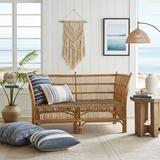 Cane 2 Seater Sofa - Natural